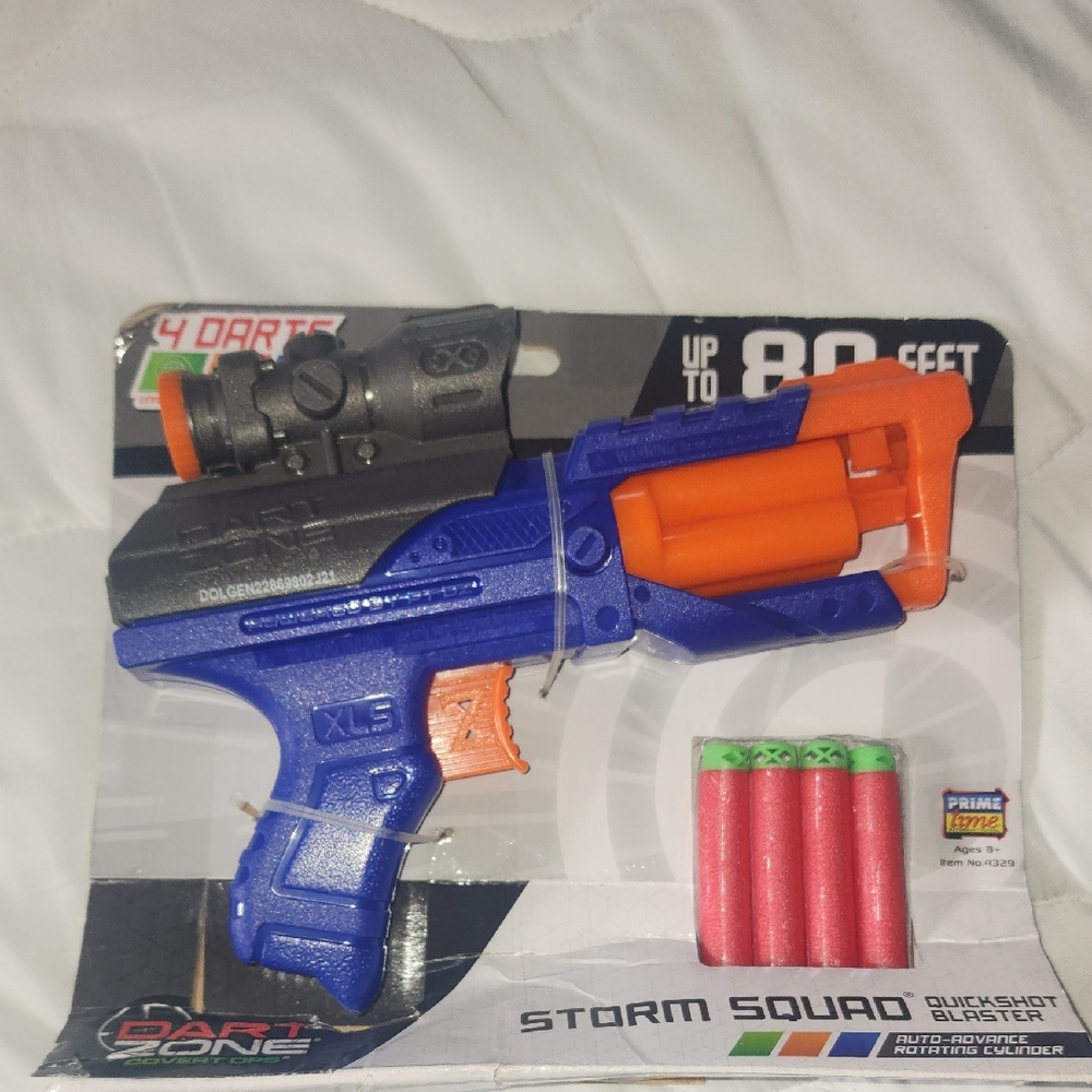 New Dart Zone Storm Squad Quickshot Blaster